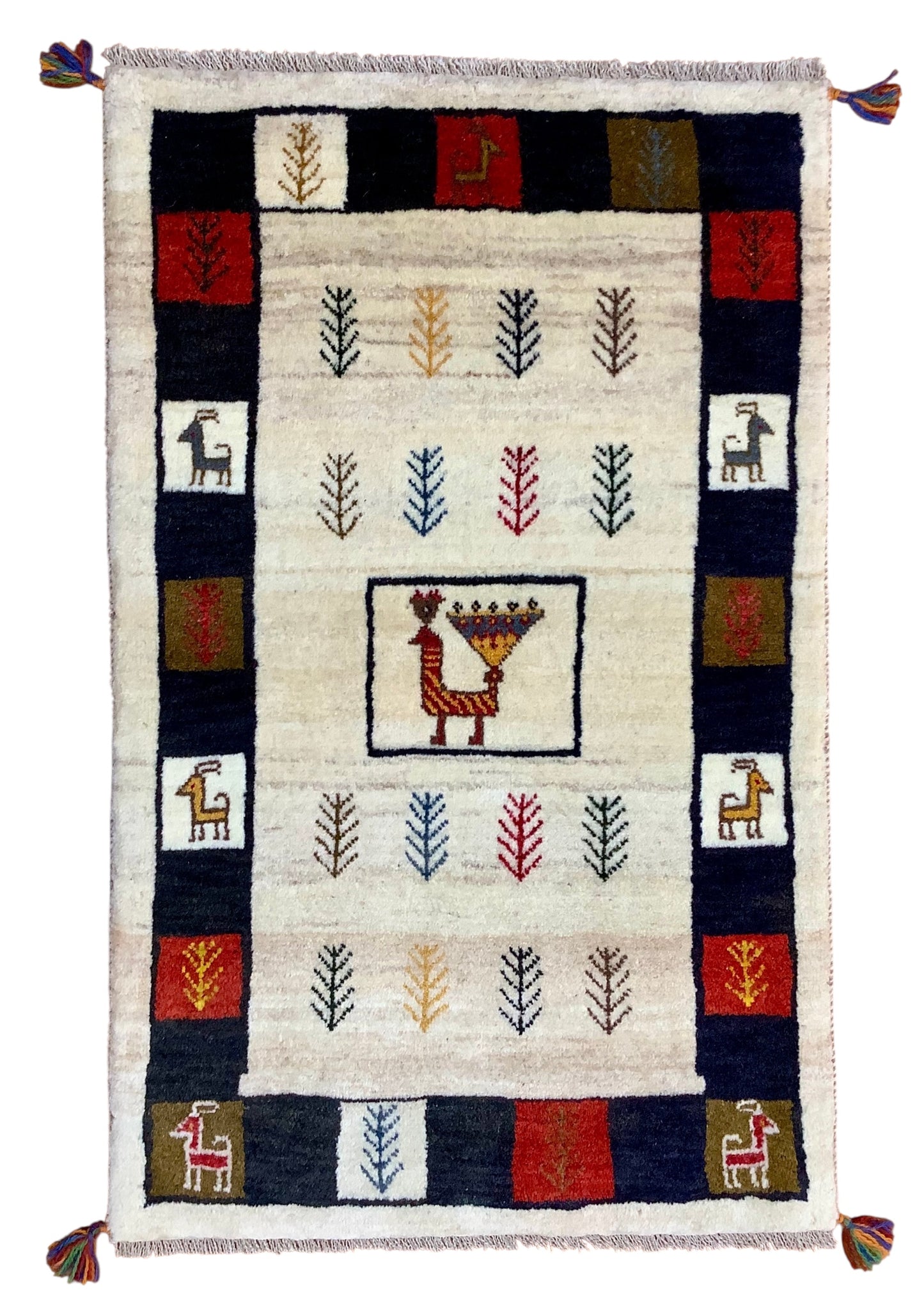 【オンライン限定】ギャッベ アマレバフト 127cm x 78cm RJ8735
