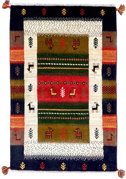 【オンライン限定】ギャッベ アマレバフト 127cm x 80cm RJ8737