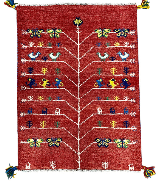 【オンライン限定】ギャッベ 85cm x 62cm RJ12395