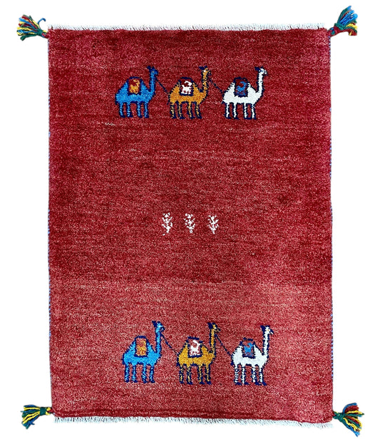 【オンライン限定】ギャッベ 90cm x 66cm RJ12004