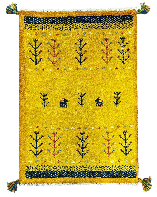 【オンライン限定】ギャッベ 88cm x 60cm RJ8649