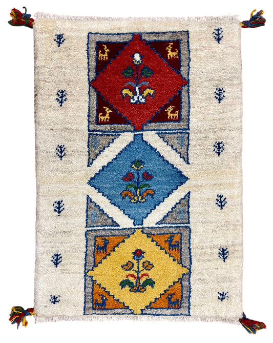 【オンライン限定】ギャッベ 88cm x 60cm RJ14184