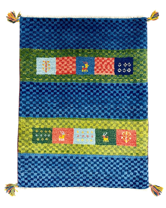 ギャッベ 87cm x 65cm RJ5725