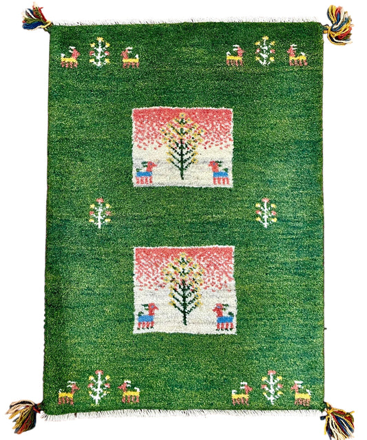 【オンライン限定】ギャッベ 87cm x 62cm RJ1680