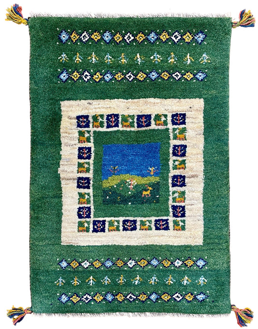 【オンライン限定】ギャッベ 90cm x 60cm RJ3563