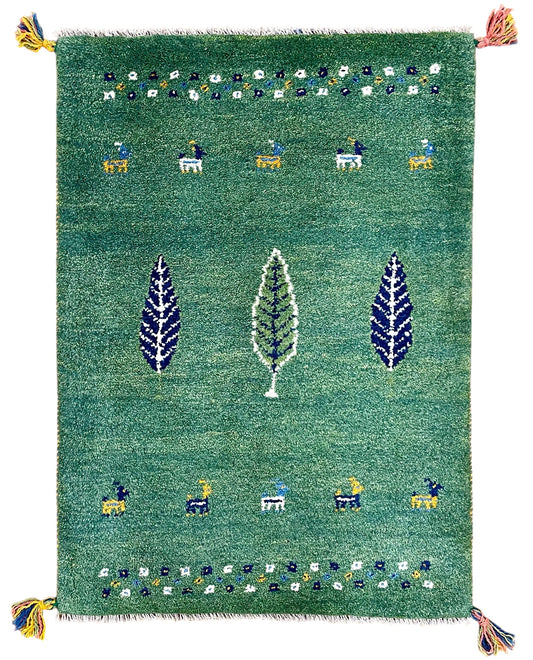 【オンライン限定】ギャッベ 90cm x 65cm RJ3387