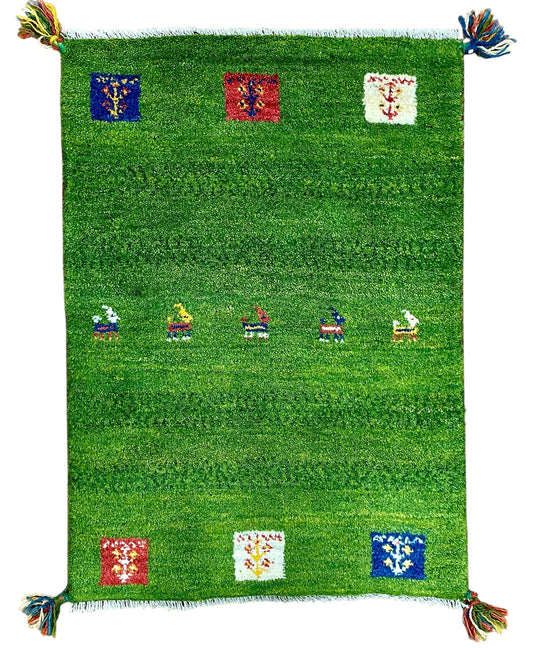 【オンライン限定】ギャッベ 86cm x 60cm RJ1620