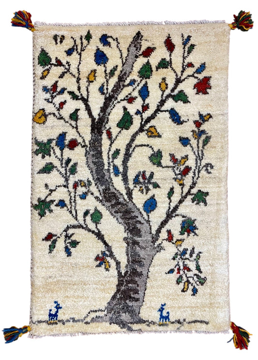 【オンライン限定】ギャッベ 88cm x 58cm RJ13801