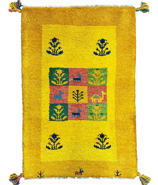 【オンライン限定】ギャッベ 88cm x 60cm RJ3562