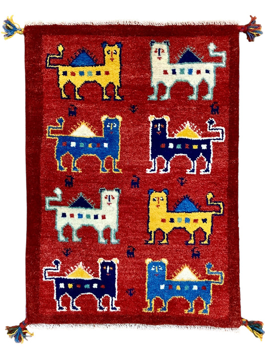 【オンライン限定】ギャッベ 88cm x 62cm RJ12401