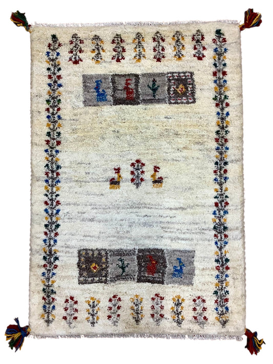 【オンライン限定】ギャッベ 90cm x 62cm RJ14099