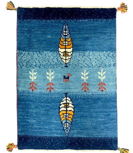 【オンライン限定】ギャッベ 87cm x 60cm RJ6803