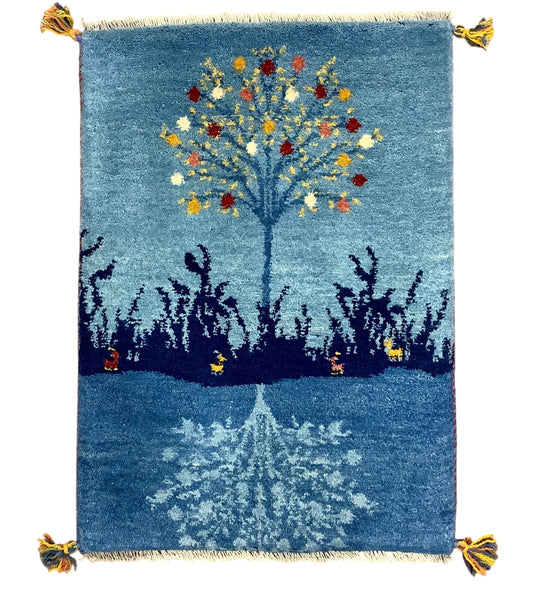 【オンライン限定】ギャッベ 86cm x 60cm RJ5743