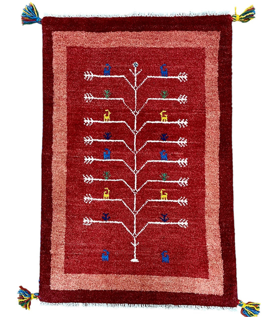 【オンライン限定】ギャッベ 90cm x 62cm RJ12358