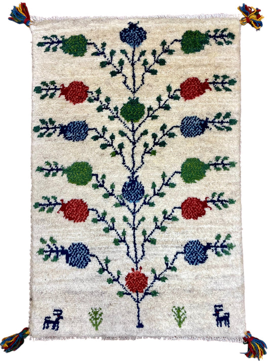 【オンライン限定】ギャッベ 88cm x 58cm RJ14062