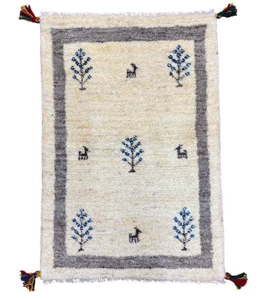 【オンライン限定】ギャッベ 90cm x 63cm RJ14097