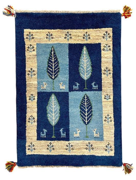 【オンライン限定】ギャッベ 90cm x 60cm RJ733