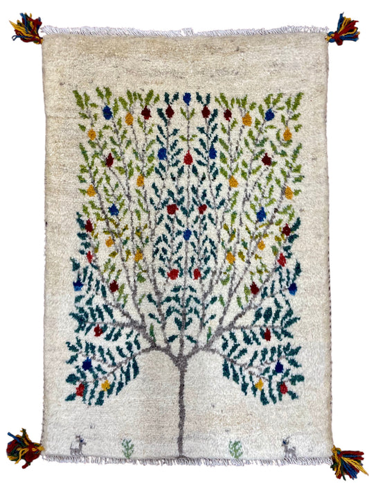 【オンライン限定】ギャッベ 90cm x 62cm RJ14212