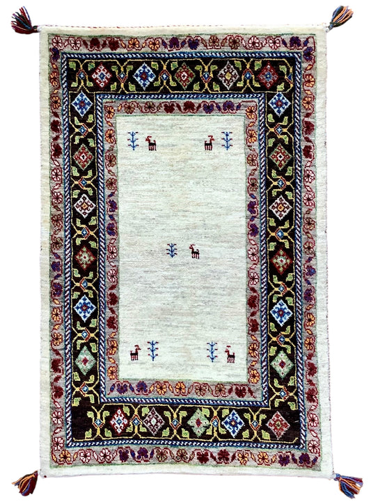 【オンライン限定】カシュクリギャッベ 105cm x 68cm RJ6607