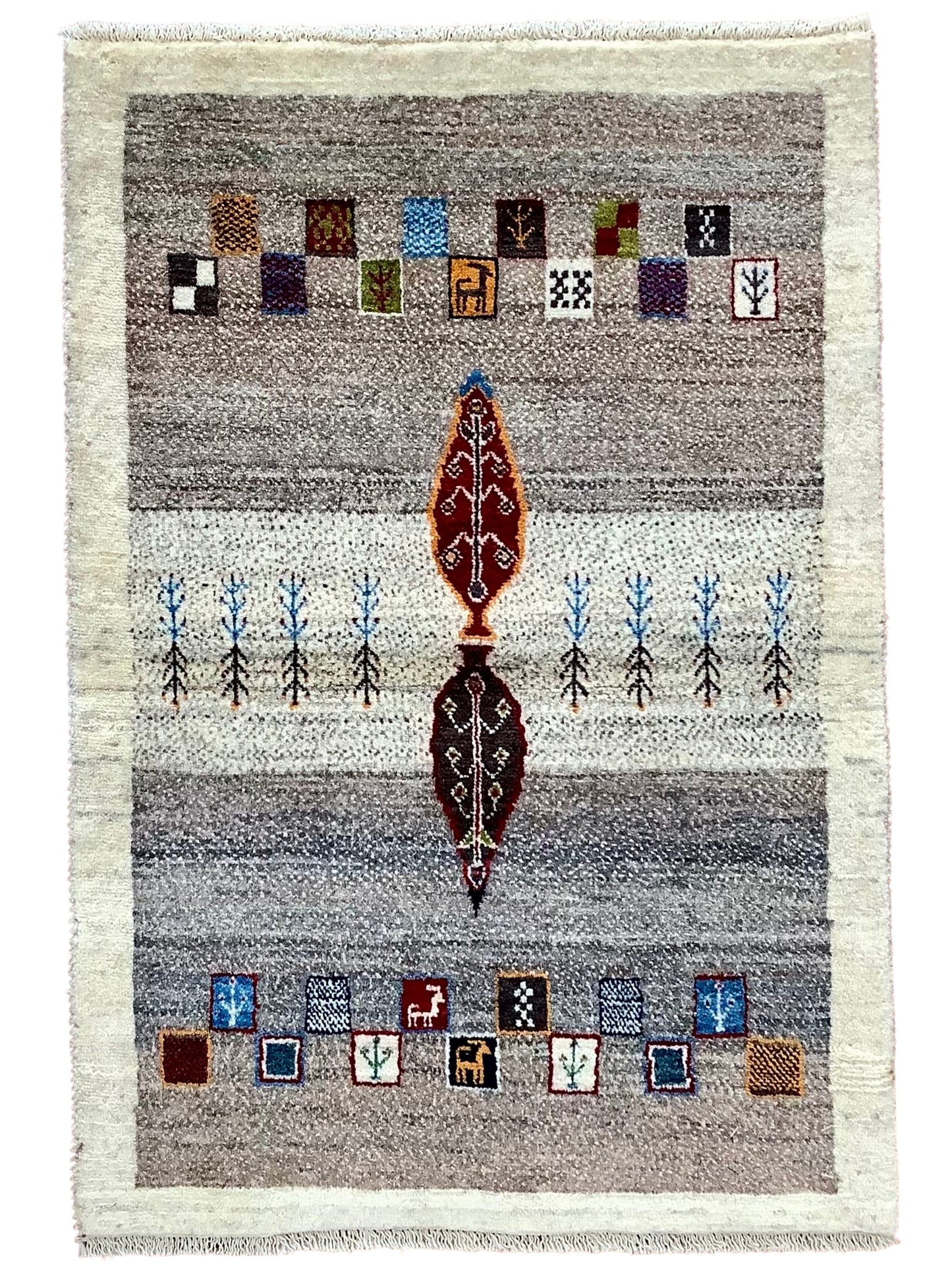 【オンライン限定】カシュクリギャッベ 100cm x 68cm RJ11031