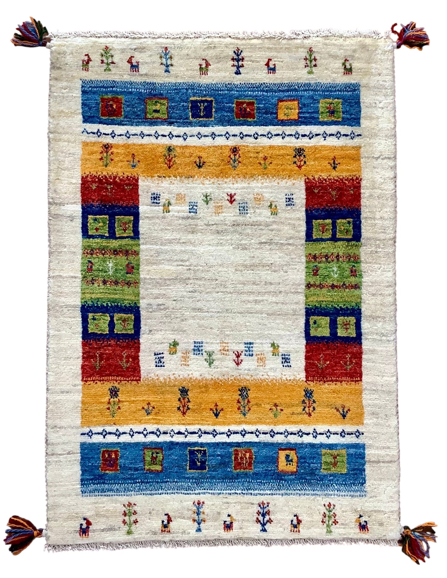 【オンライン限定】カシュクリギャッベ 92cm x 63cm RJ6610