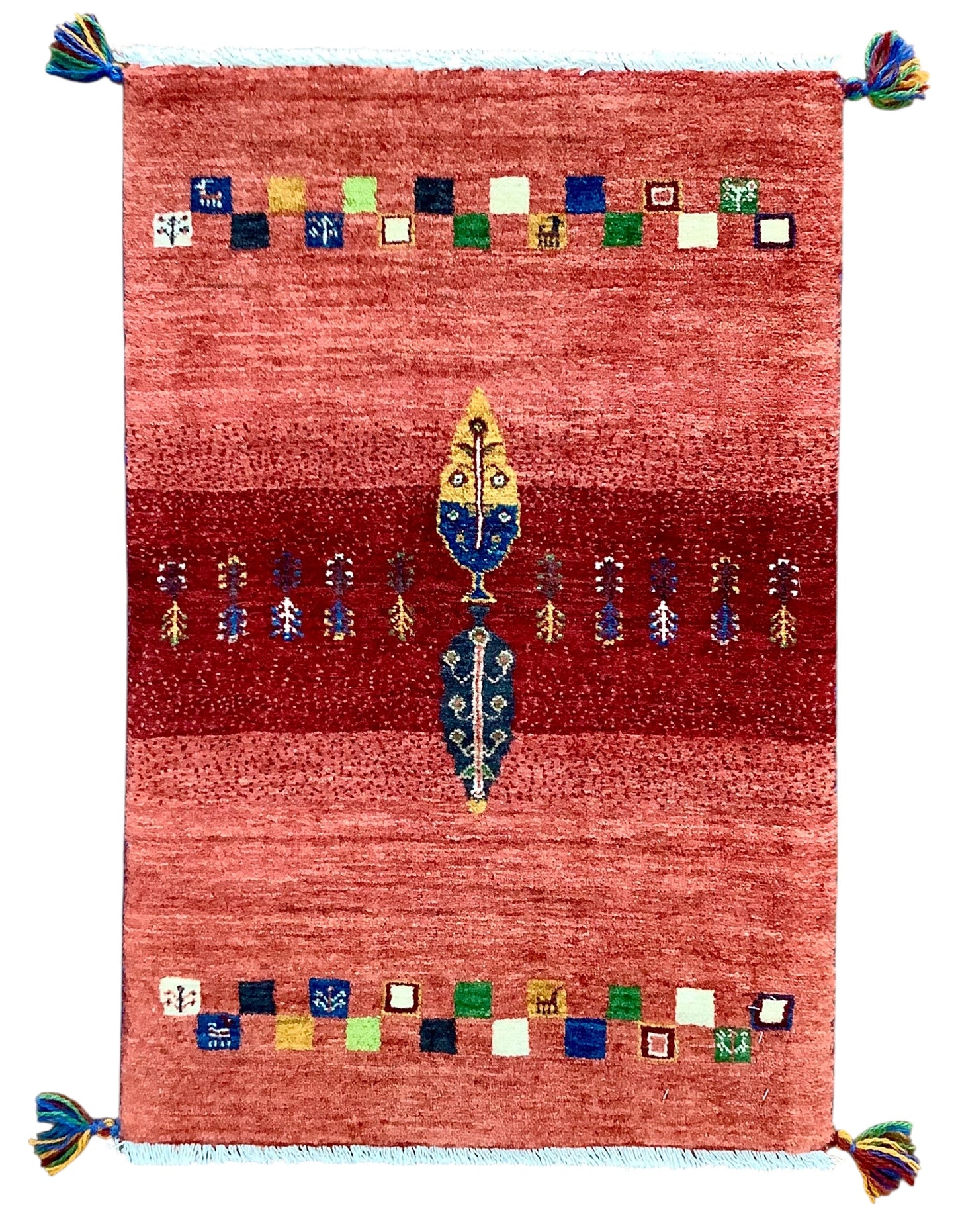 【オンライン限定】カシュクリギャッベ 92cm x 60cm RJ9092