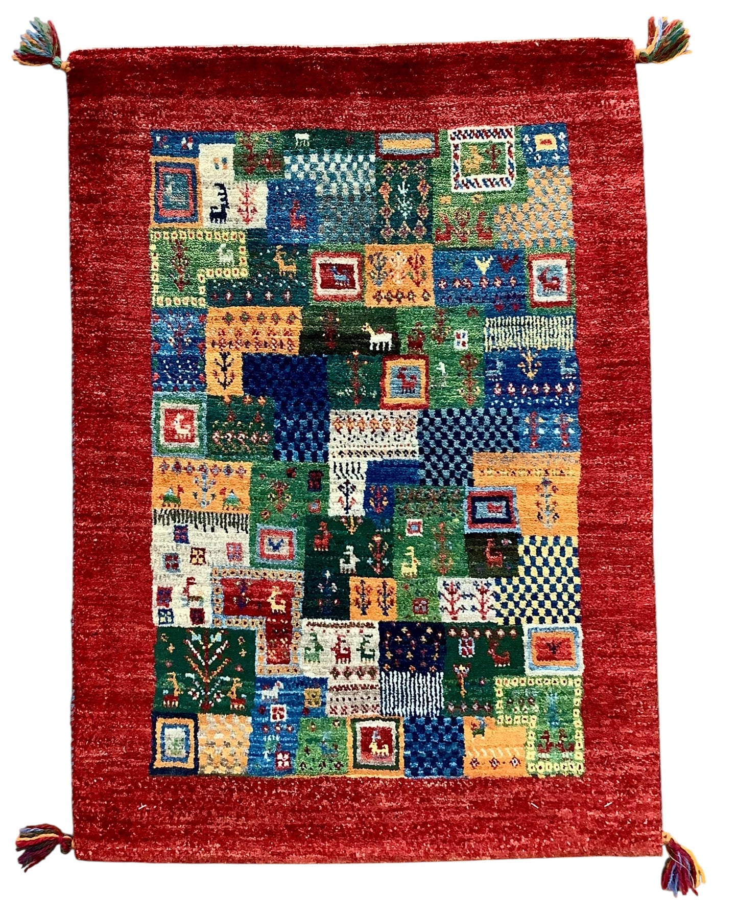 【オンライン限定】カシュクリギャッベ 94cm x 67cm RJ9119