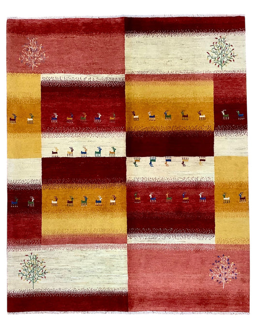 【オンライン限定】カシュクリギャッベ 192cm x 155cm RJ9846