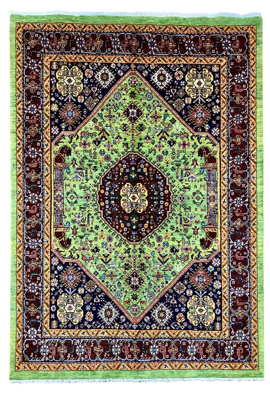 【オンライン限定】カシュクリギャッベ 218cm x 153cm RJ10205