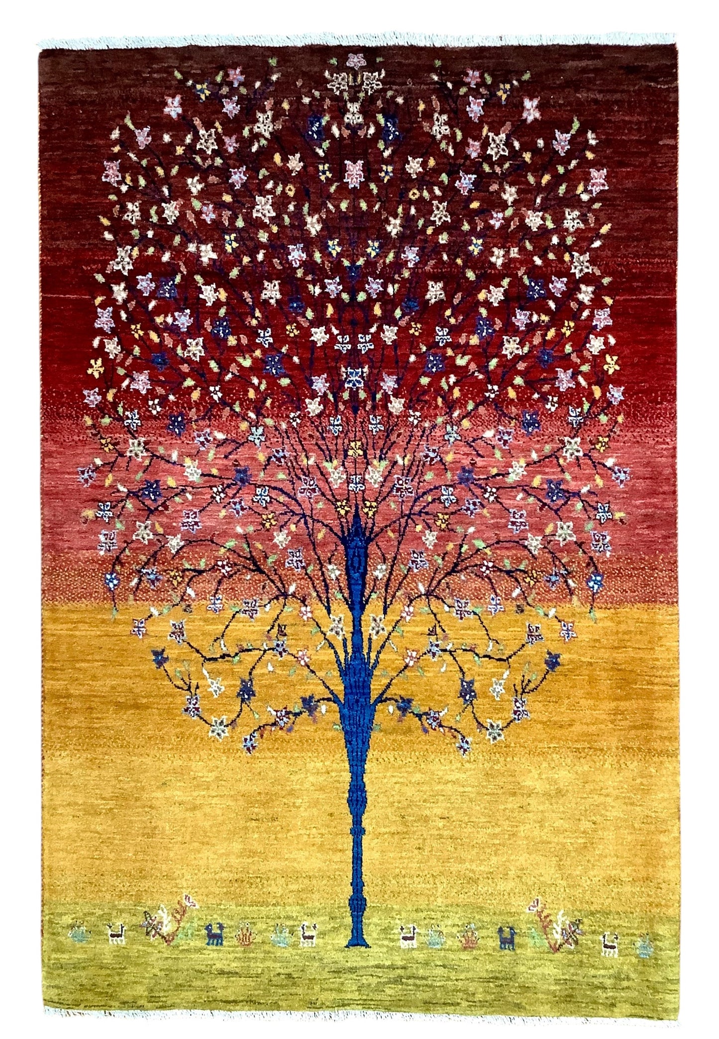 【オンライン限定】カシュクリギャッベ 155cm x 100cm RJ11026