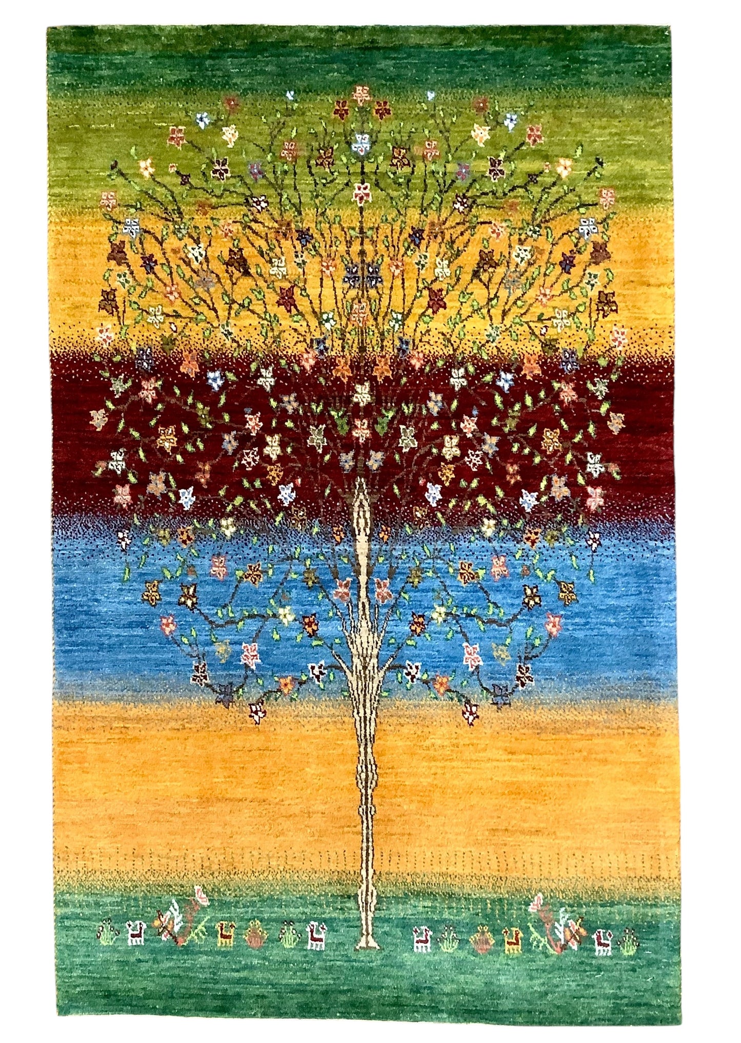 【オンライン限定】カシュクリギャッベ 156cm x 98cm RJ11027