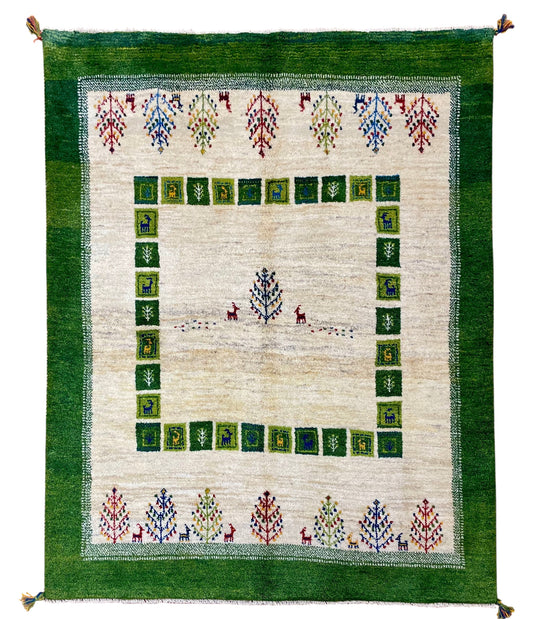 【オンライン限定】ギャッベ 200cm x 158cm RJ3853