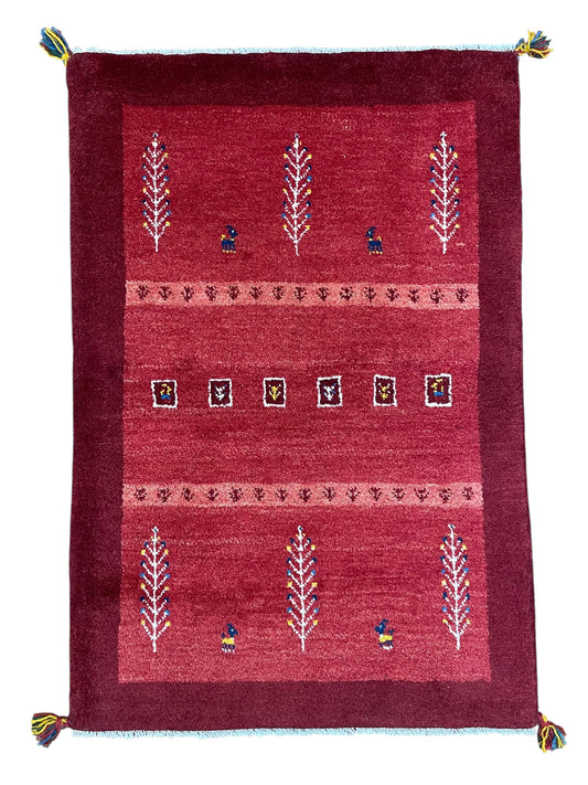 【オンライン限定】ギャッベ 123cm x 85cm RJ12773