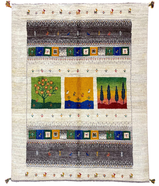 【オンライン限定】ギャッベ 200cm x 157cm RJ3882