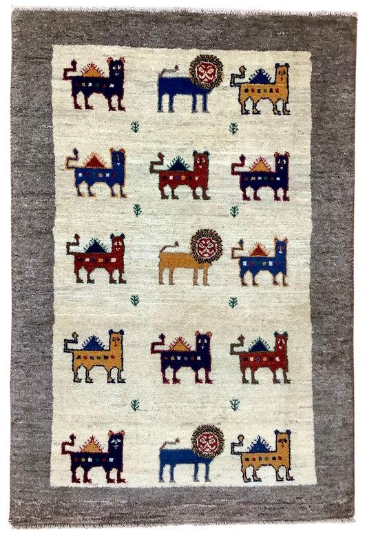 【オンライン限定】ギャッベ 172cm x 120cm RJ13046