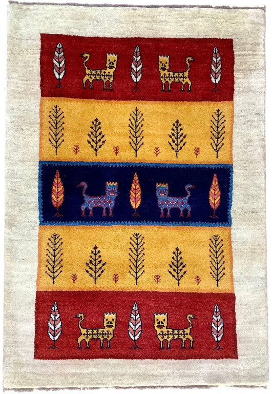 【オンライン限定】ギャッベ 180cm x 122cm RJ13304