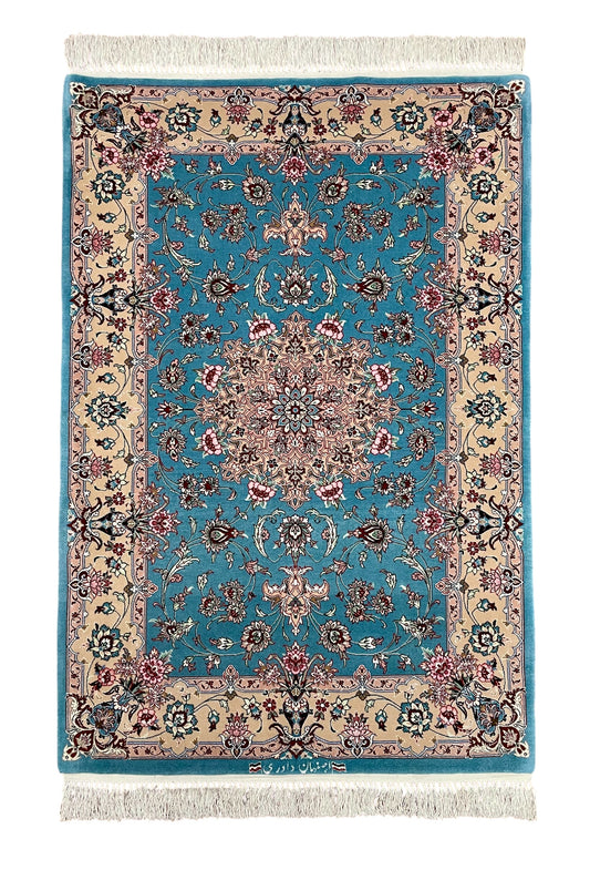 【オンライン限定】イスファハン ダーバリ工房 125cm x 85cm PS9391