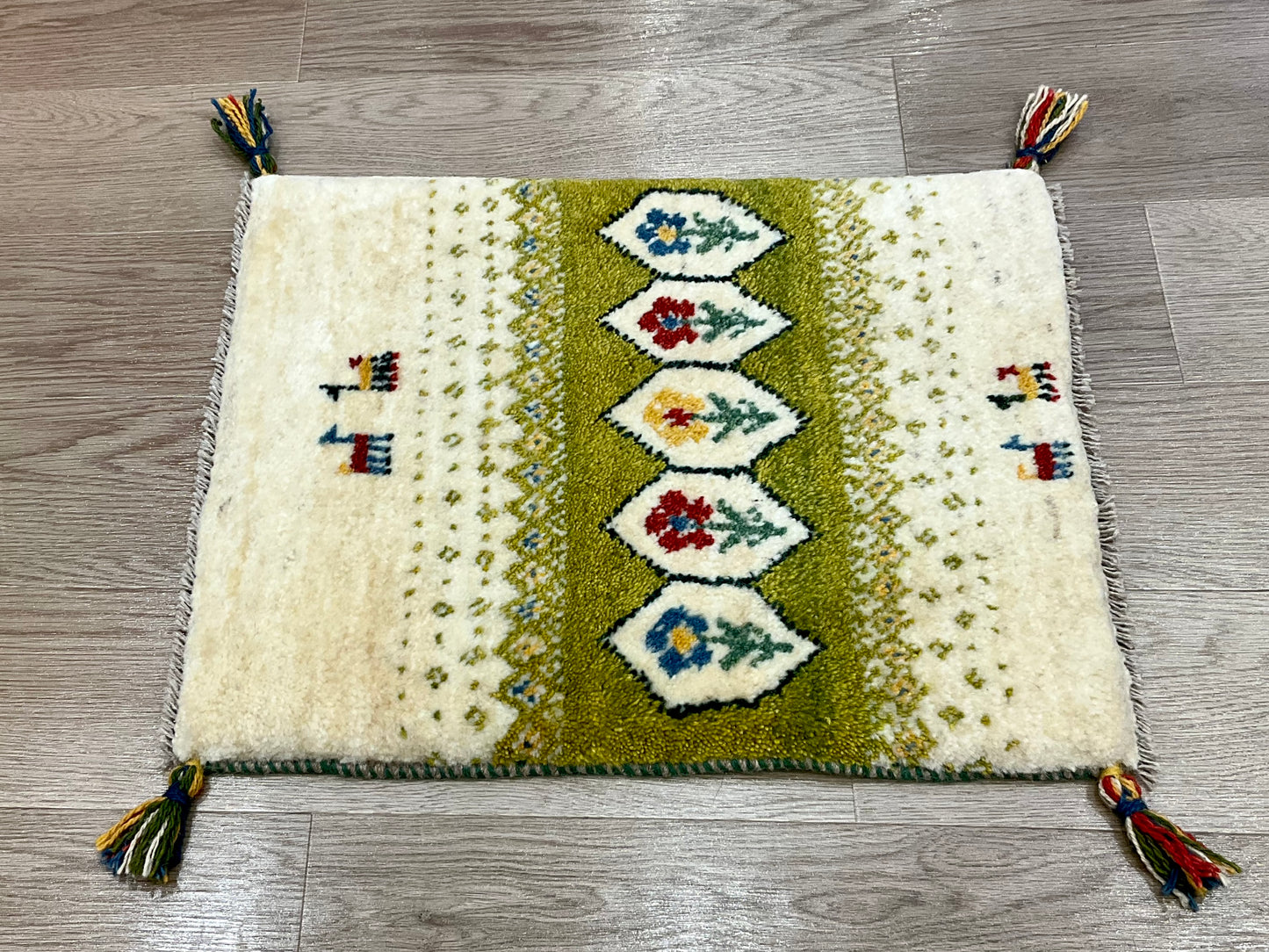ギャッベ 57cm x 46cm NN16985