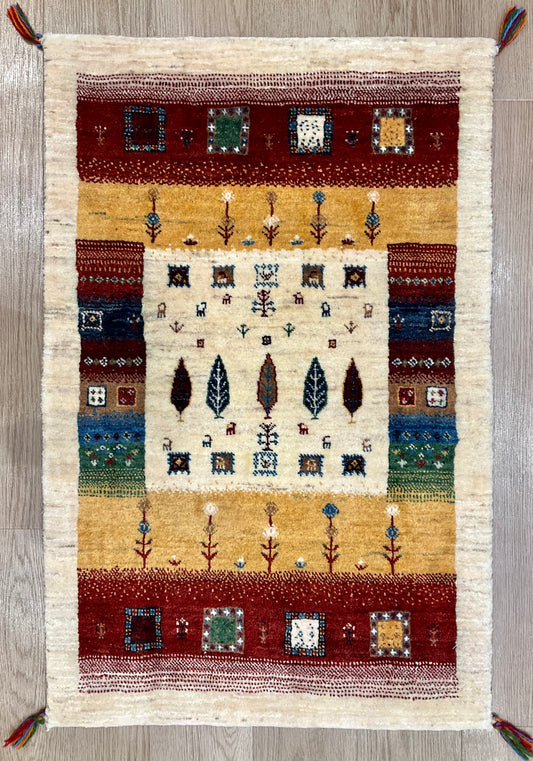 カシュクリギャッベ 100cm x 64cm RJ5624