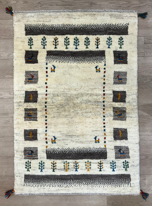 【福岡店】ギャッベ 142cm x 100cm RJ13975