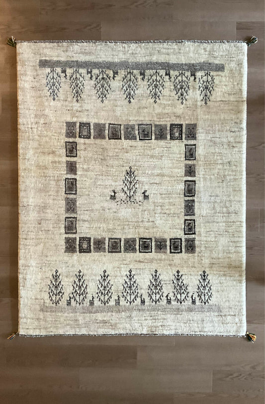 ギャッベ 192cm x 156cm RJ2125