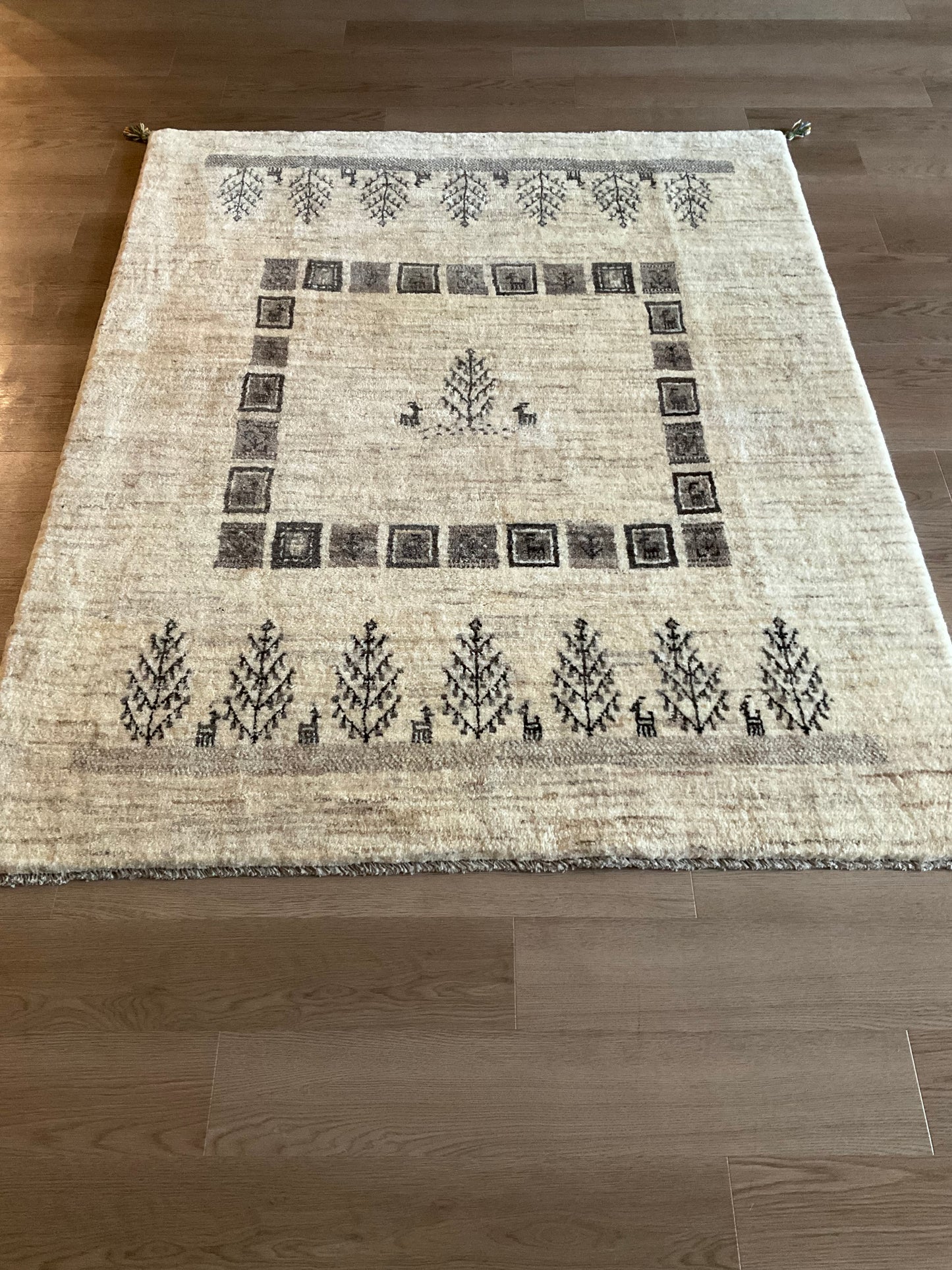 ギャッベ  192cm x 156cm RJ2125