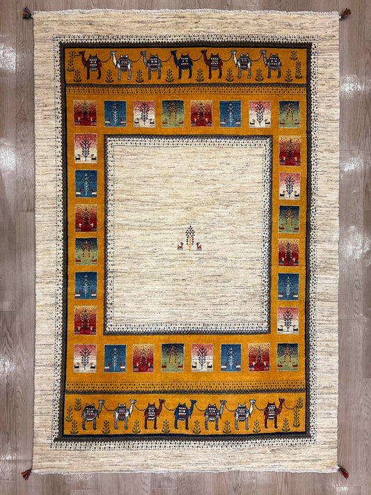 カシュクリギャッベ 246cm x 175cm RJ3126