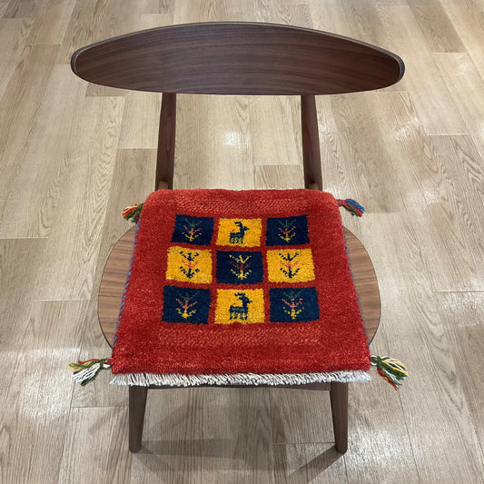 ギャッベ 40cm x 39cm AJ19076