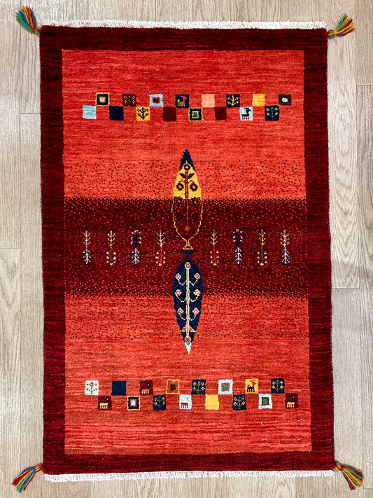 カシュクリギャッベ 100cm x 65cm RJ8949