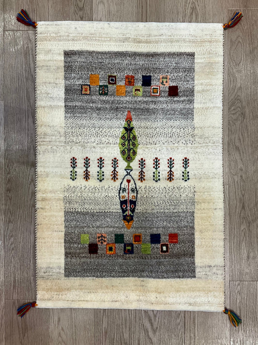 カシュクリギャッベ 97cm x 65cm RJ8948