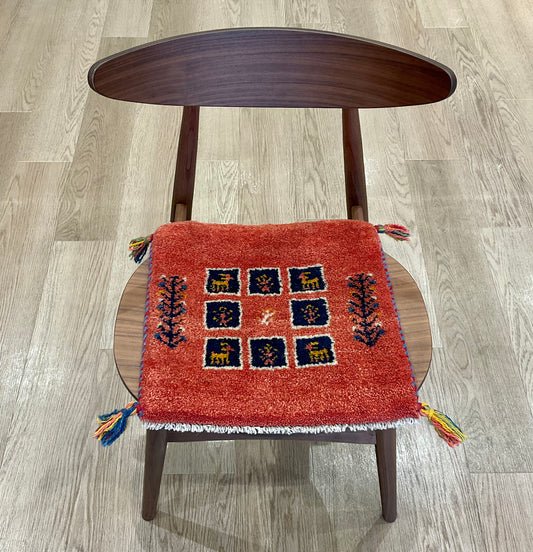 ギャッベ 40cm x 39cm AJ27241