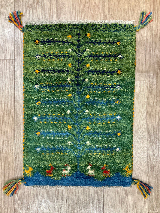 ギャッベ 56cm x 38cm NN17895