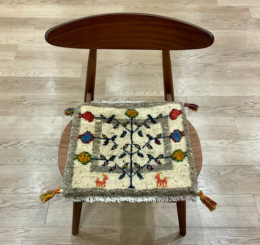 ギャッベ 42cm x 40cm AJ26888