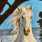 【額装】タブリーズ （白馬）アーリナサブ工房 89cm x 68cm NT8782